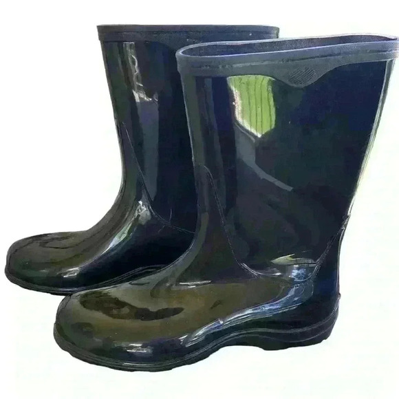 Sloggers Waterproof Women’s Rain Boots Size 9 Mid-Calf Mud & Muck Boots Black - Picture 4 of 11